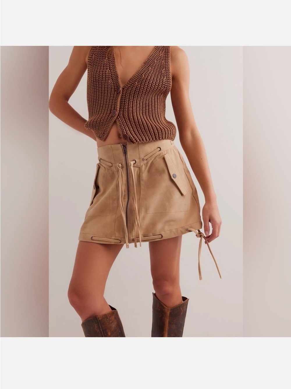 Free People We The Free Sierra Mini Skirt